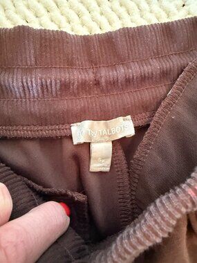 Talbots Women's Chocolate Brown Air Knit Jacket and pants A-029